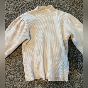 Pink Lily Mock Neck Sweater